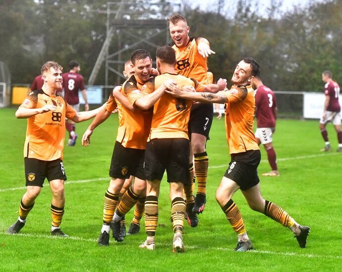 Spectacular Four-Goal Haul Propels Bashley FC to Victory